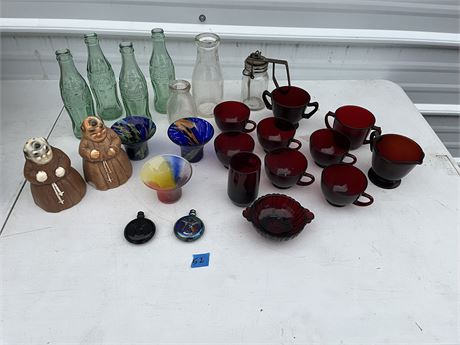 Glassware, Salt Pepper Shakers