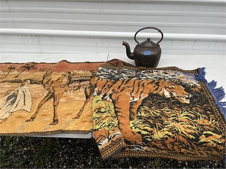 Decor and Metal Kettle