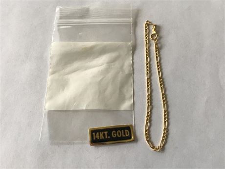 Stamped 14KT Italy Bracelet