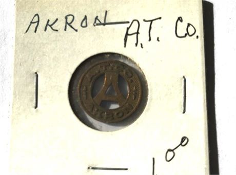Akron A.T. Co. Coin