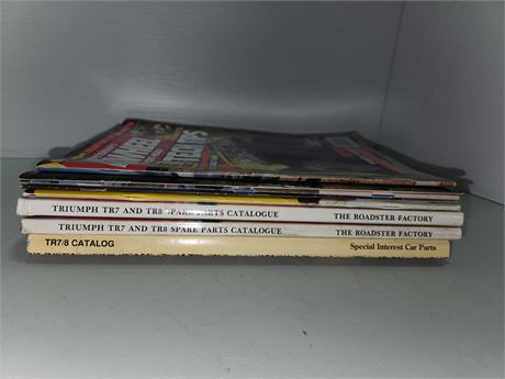 Triumph books & 4X4 Magazines