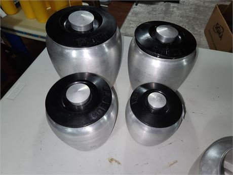 2 Canisters & Measuring Cup