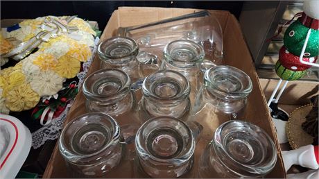 Pitcher & 8 Glass Set. Mobile Oil