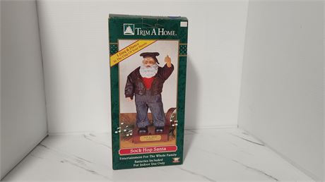 Trim A Home Sock Hop Santa