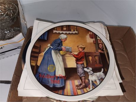 9 Limited Edition Collector Plates