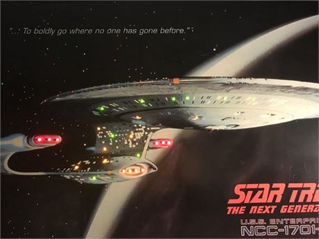 Light-Up Star Trek Picture