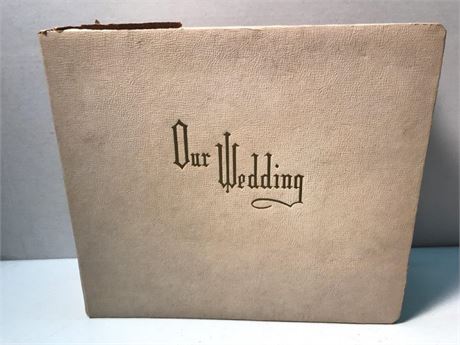 Black & White Wedding Album