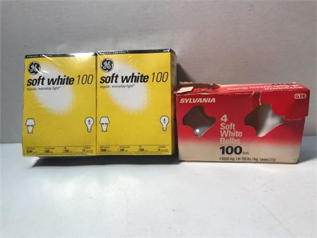 Opened Packs of Light Bulbs