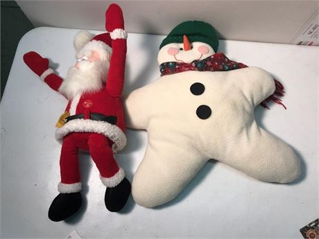 Santa & Snowman