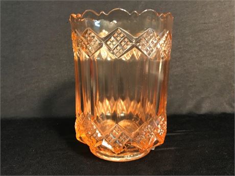 Viking Pink Depression Glass Vase