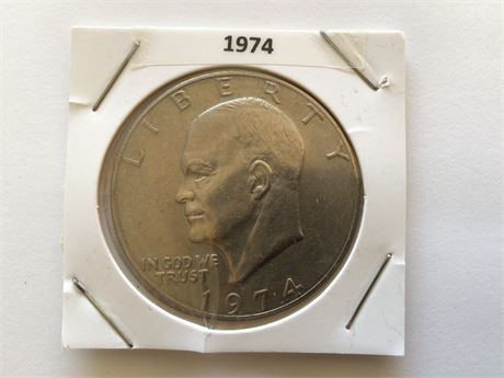 1974 Eisenhower Dollar Coin