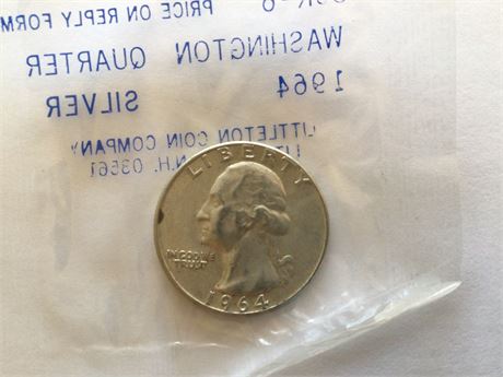 1964 Washington Quarter