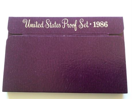 1986 United States Mint Proof Set