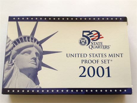 2001 UNited States Mint Proof Set