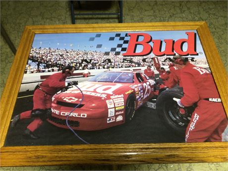Man Cave Poster in Wood Frame