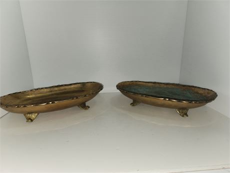 2 Metal Bowls Made In Korea