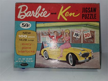 Vintage Barbie & Ken Puzzle