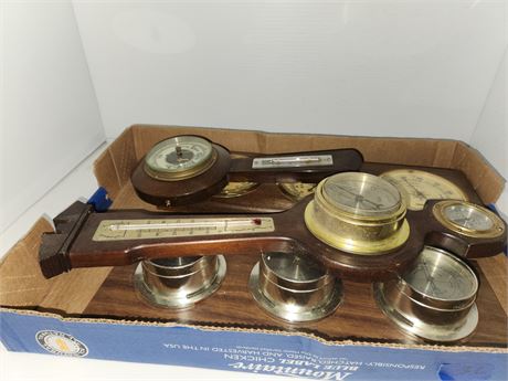 Thermometer & Barometer & Humidity Gauge