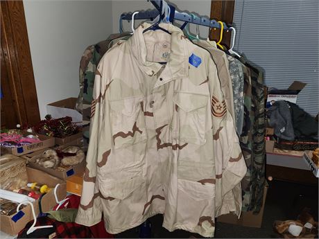 Large Long Sleeve Camo Jacket