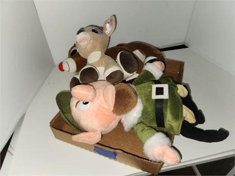 Lot Of Rudolph Collectable Plush Toys
