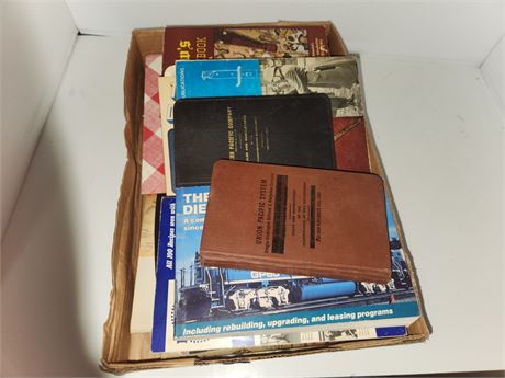 Lot Of Books. Trains & Cookbooks