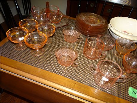 Pink Depression Glass