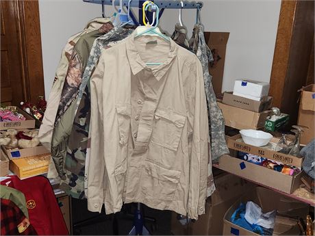 XL Brown Camo Shirt