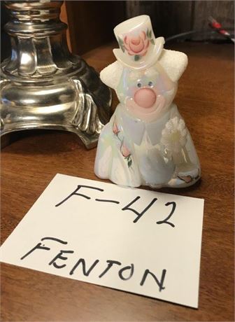 Signed & Stickered Fenton Clown