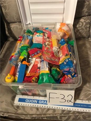 Box Lot of Pez Dispensers & Misc. (#2)
