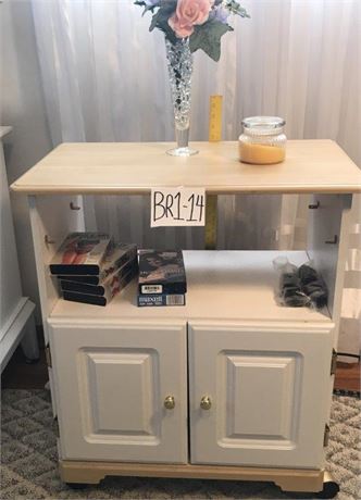 Microwave Stand & Content (#2)
