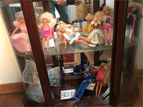 Barbie Dolls (#4) (Bottom 2 Shelves)