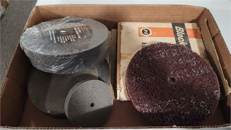 Lot Of Tools And Hardware Bench Grinder Stones