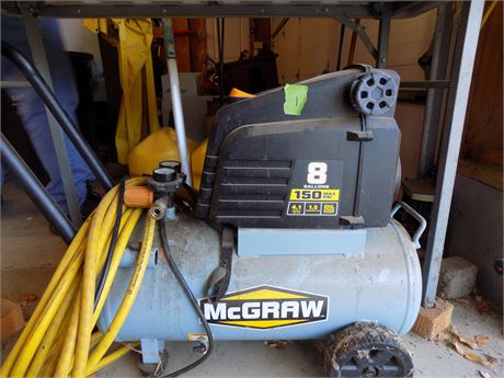 McGraw 8 Gallons, 150 Max PSI Air Compressor