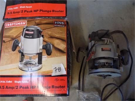 2 Peak HP Plunge Router