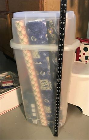 Wrapping Paper Storage Container
