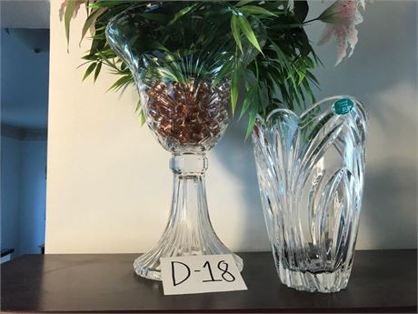 2pcs. Imperial Crystal Glass