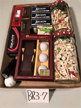 Flat of Golf Supplies