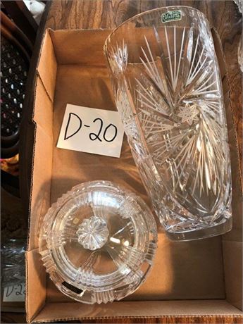 2pcs. of Violetta Crystal Glass