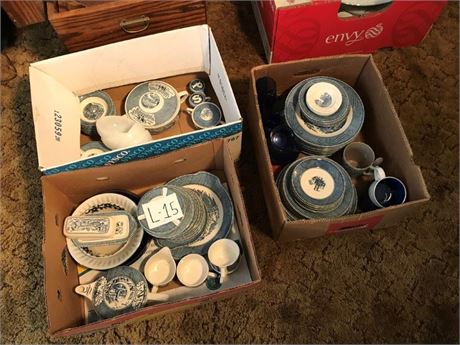3 Box Lots of China