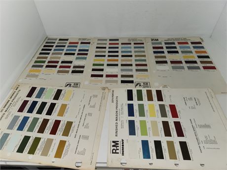 16 Pages Of Rinshed Mason Company Paint specs.