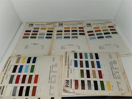 15 Pages Of Rinshed Mason Company Paint Specs.