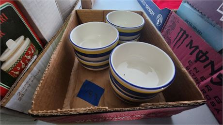 Lot of 6 Buffalo China Bowls