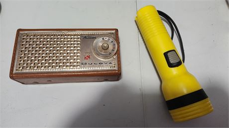 Bulova Transistor & Flashlight