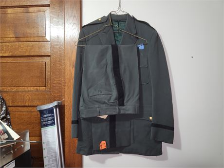 Military Jacket & Pants. Jacket Missing One Button`
