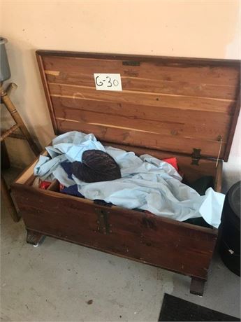 Forest Park Line Cedar Chest & Content