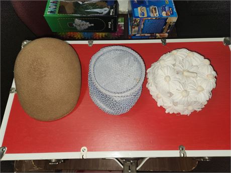 Lot Of 3 Vintage Hats