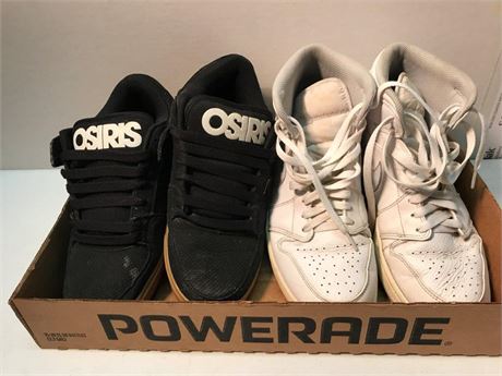 Osiris (9.5) & Air Jordans (10)