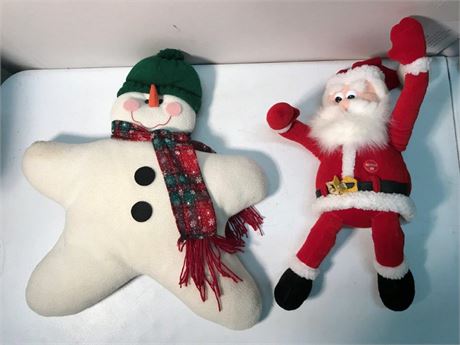 Snowman & Santa