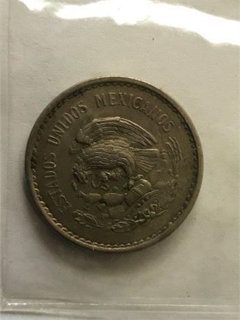 1946 Mexico 10 Centavos Coin