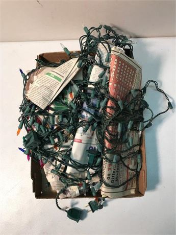 Flat of Christmas Lights